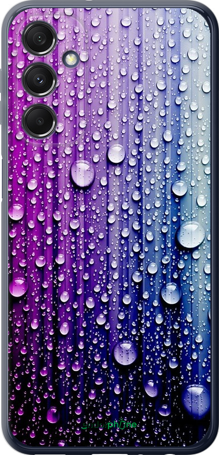 

Силіконовий чохол "Краплини води" для Samsung Galaxy M34 5G, Синій