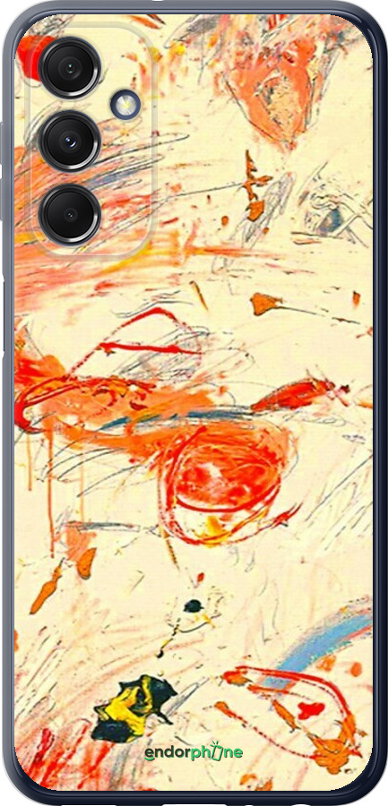 Силиконовый чехол Динамичная картина с хаотичными мазками для Samsung Galaxy M34 5G - 6540u-3141 изображение 