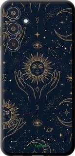 TPU чехол Celestial Harmony: Sun & Moon Gold Mystic Pattern для Samsung Galaxy M35 5G - 6778b-3738 изображение 