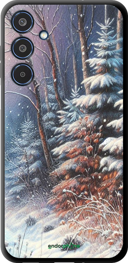 TPU чехол Зимовий пейзаж для Samsung Galaxy M35 5G - 5814b-3738 изображение 