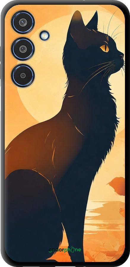 TPU чехол Чорна кішка v2 для Samsung Galaxy M35 5G - 5830b-3738 изображение 