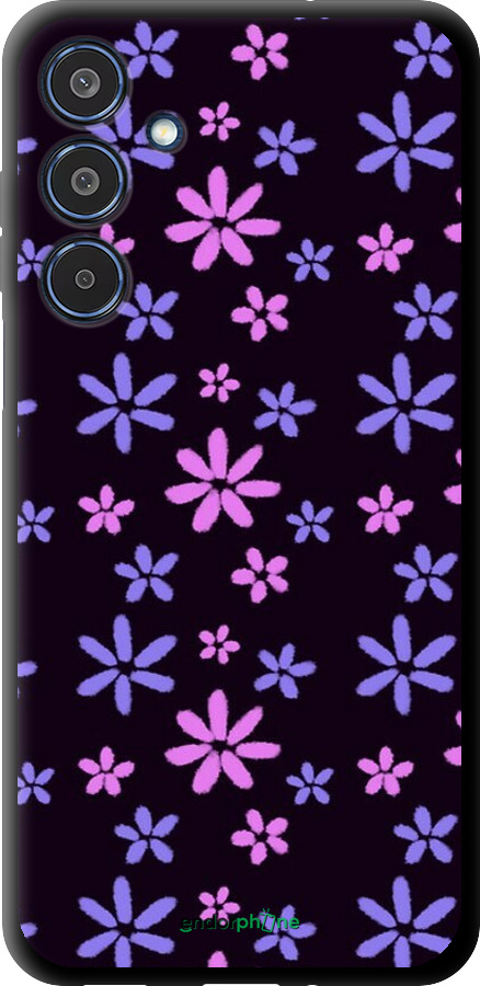 TPU чехол с  цветами для Samsung Galaxy M35 5G - 6258b-3738 изображение 