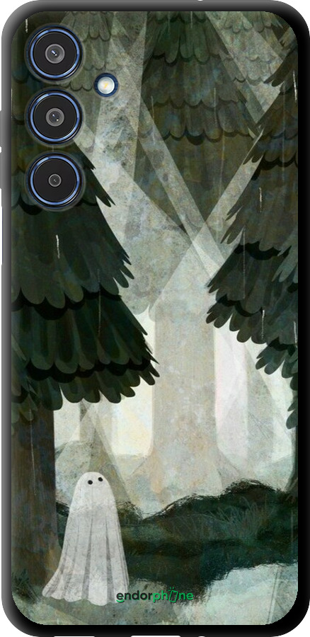 TPU чехол Із зображенням соснового лісу та привида для Samsung Galaxy M35 5G - 6420b-3738 изображение 