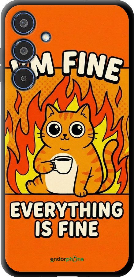 TPU чехол Funny Cat для Samsung Galaxy M35 5G - 6786b-3738 изображение 