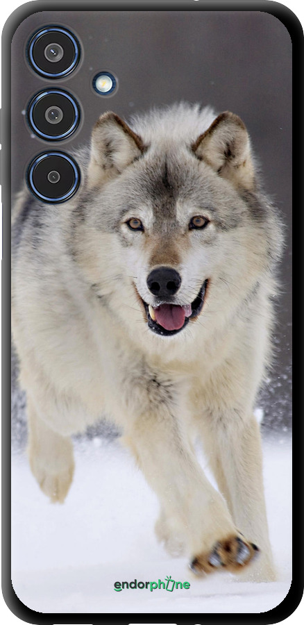 TPU чехол Вовк, що біжить для Samsung Galaxy M35 5G - 826b-3738 изображение 