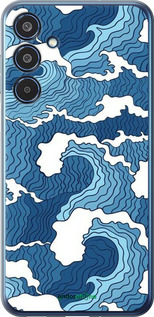 Силіконовий чохол 'Абстрактний малюнок морських хвиль' для Samsung Galaxy M35 5G -  зображення 5