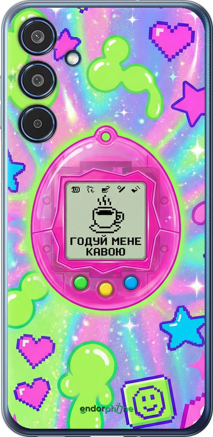 Силіконовий чехол Y2K Aesthetic Retro Pet: Годуй мене кавою для Samsung Galaxy M35 5G - 6784u-3738 изображение 