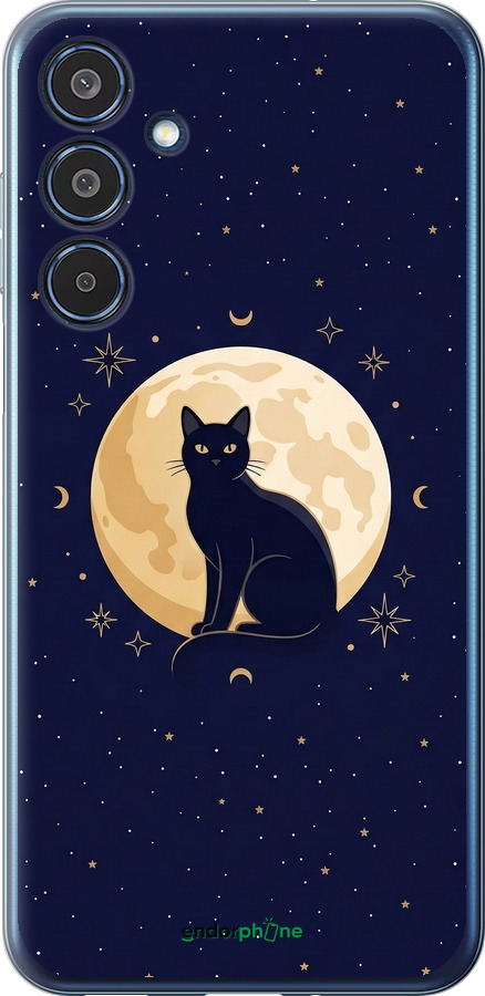 Силіконовий чехол Cute Cat Celestial/Witchy для Samsung Galaxy M35 5G - 6787u-3738 изображение 