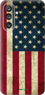 Силиконовый чехол Флаг США для Samsung Galaxy M36 - 395u-4103 изображение 