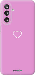 Силиконовый чехол Сердце 2 для Samsung Galaxy M36 - 4863u-4103 изображение 