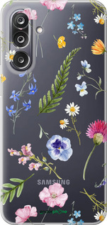 Силиконовый чехол Цветочный фон v2 для Samsung Galaxy M36 - 5472u-4103 изображение 