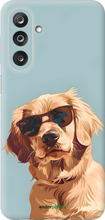 Силіконовий чехол Пес в очках для Samsung Galaxy M36 - 6381u-4103 изображение 