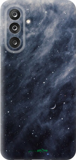 Силиконовый чехол Голубые облака, Голубая луна для Samsung Galaxy M36 - 6398u-4103 изображение 