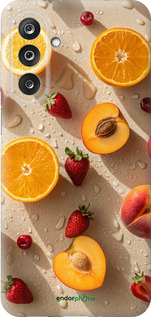 Силиконовый чехол Фрукты 3 для Samsung Galaxy M36 - 6703u-4103 изображение 