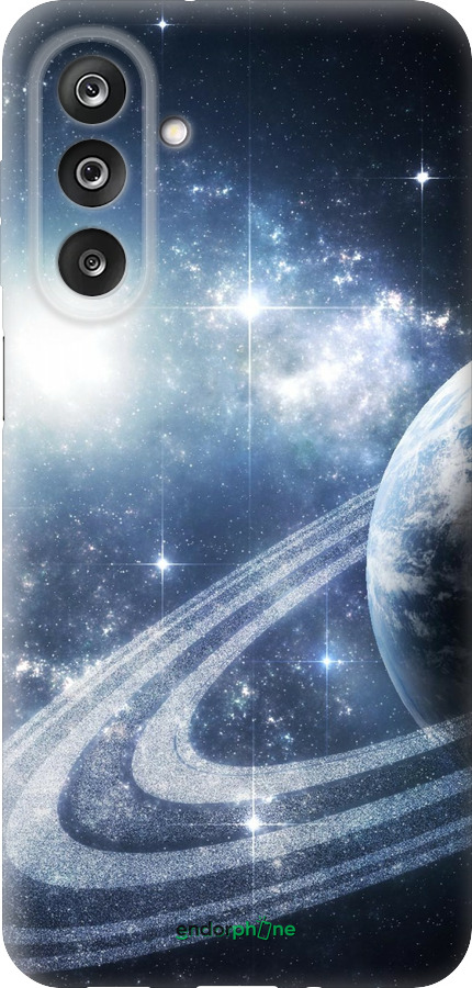Силиконовый чехол Кольца Сатурна для Samsung Galaxy M36 - 173u-4103 изображение 