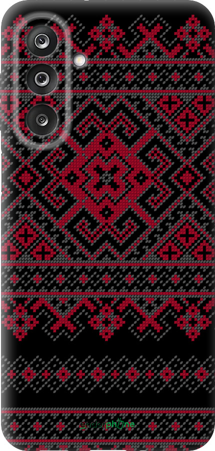 Силиконовый чехол Вышиванка 52 для Samsung Galaxy M36 - 1763u-4103 изображение 