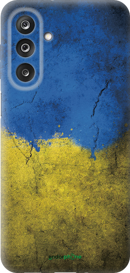 Силиконовый чехол Флаг Украины 2 для Samsung Galaxy M36 - 401u-4103 изображение 