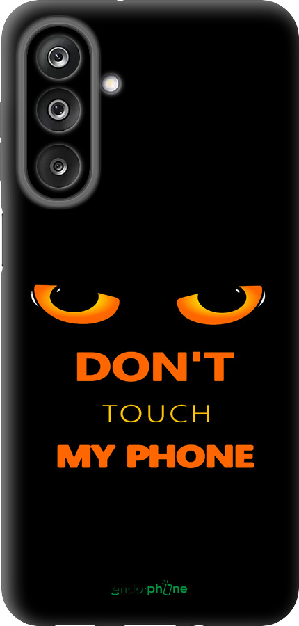 Силиконовый чехол Don't touch the phone для Samsung Galaxy M36 - 4261u-4103 изображение 