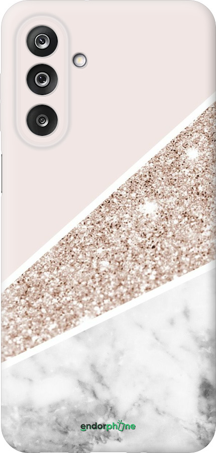 Силиконовый чехол Пастельный мрамор для Samsung Galaxy M36 - 4342u-4103 изображение 