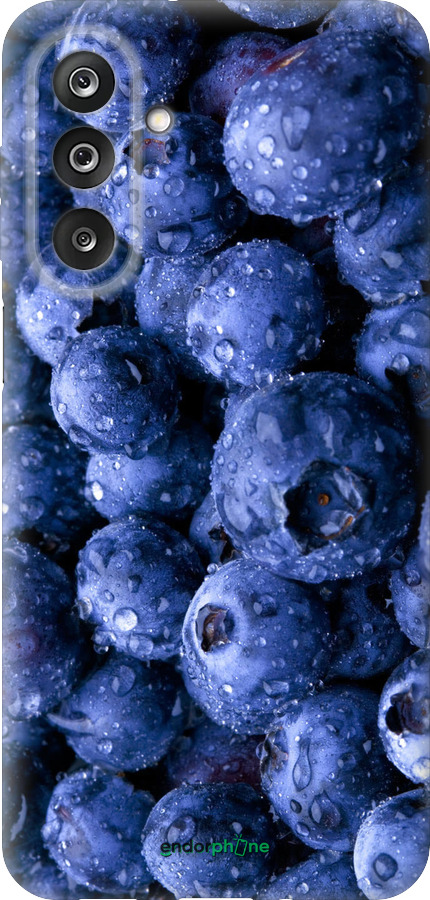 Силиконовый чехол Голубика для Samsung Galaxy M36 - 4459u-4103 изображение 