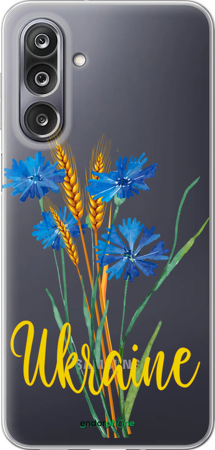Силиконовый чехол Ukraine v2 для Samsung Galaxy M36 - 5445u-4103 изображение 