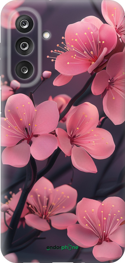 Силиконовый чехол Пурпурная сакура для Samsung Galaxy M36 - 6075u-4103 изображение 