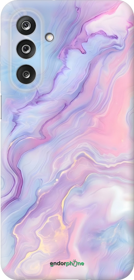 Силиконовый чехол Нежный мрамор для Samsung Galaxy M36 - 6310u-4103 изображение 