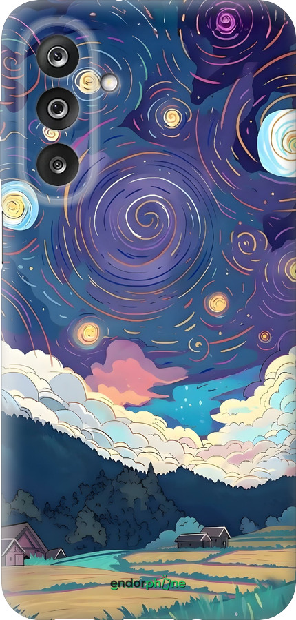 Силиконовый чехол Креативный арт для Samsung Galaxy M36 - 6322u-4103 изображение 