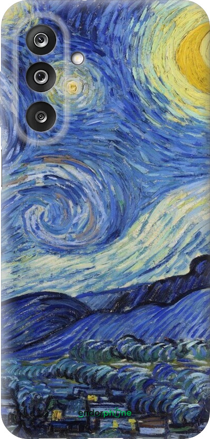 Силиконовый чехол «Звездная ночь» Винсента Ван Гога для Samsung Galaxy M36 - 6433u-4103 изображение 