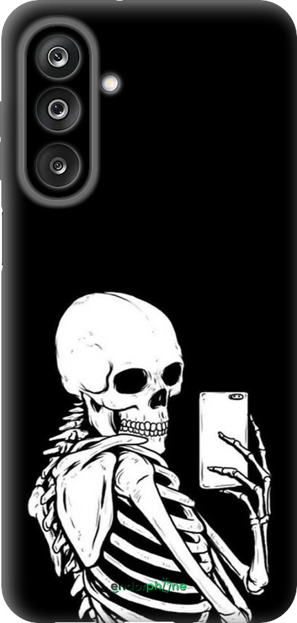 Силиконовый чехол Скелет делает Selfie для Samsung Galaxy M36 - 6535u-4103 изображение 