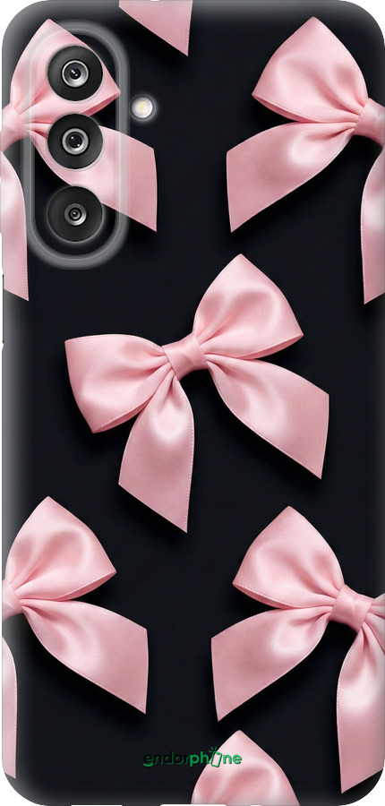 Силиконовый чехол Coquette Ribbons Dark Coquette для Samsung Galaxy M36 - 6767u-4103 изображение 