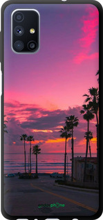 TPU чехол Пальмы для Samsung Galaxy M51 M515F - 5873b-1944 изображение 