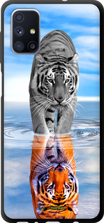 TPU чехол Тигр для Samsung Galaxy M51 M515F - 6016b-1944 изображение 