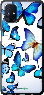 TPU чехол Метелики для Samsung Galaxy M51 M515F - 6023b-1944 изображение 