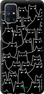 TPU чехол С изображением кошек для Samsung Galaxy M51 M515F - 6470b-1944 изображение 