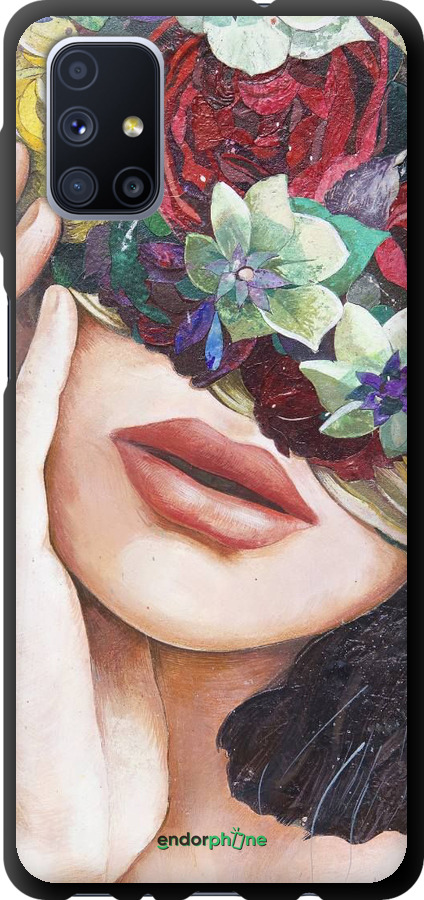 TPU чехол Head Flower для Samsung Galaxy M51 M515F - 4460b-1944 изображение 