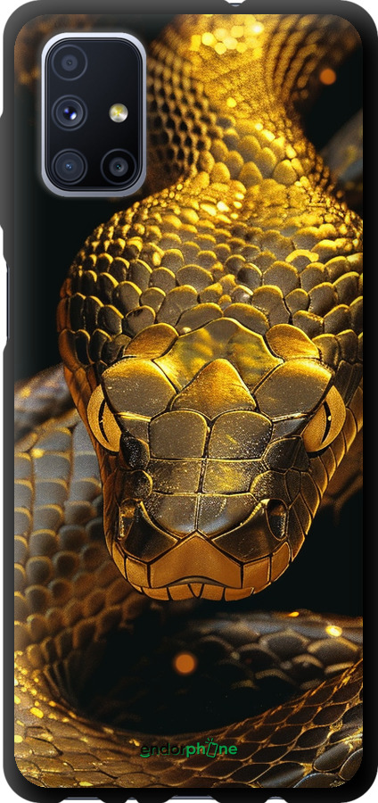 

TPU чохол "Golden snake" для Samsung Galaxy M51 M515F, Жовтий