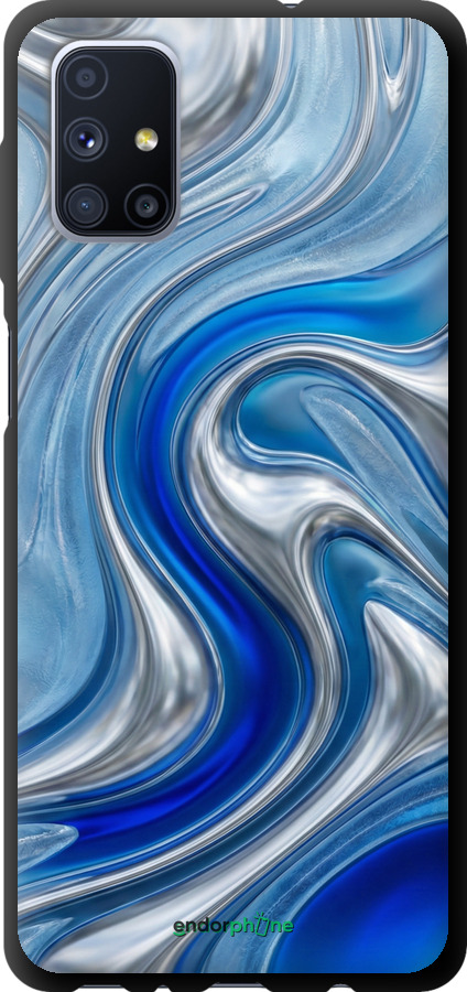 TPU чехол Liquid Chrome для Samsung Galaxy M51 M515F - 6781b-1944 изображение 