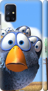 3D пластиковий матовий чехол Angry Birds для Samsung Galaxy M51 M515F - 6008m-1944 изображение 