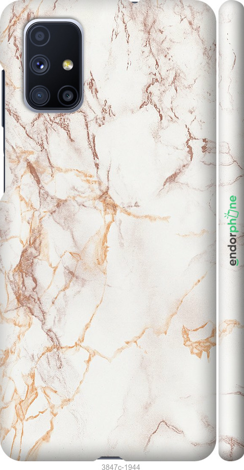 

Coque du 3D plastique mat "Marbre blanc" pour Samsung Galaxy M51 M515F