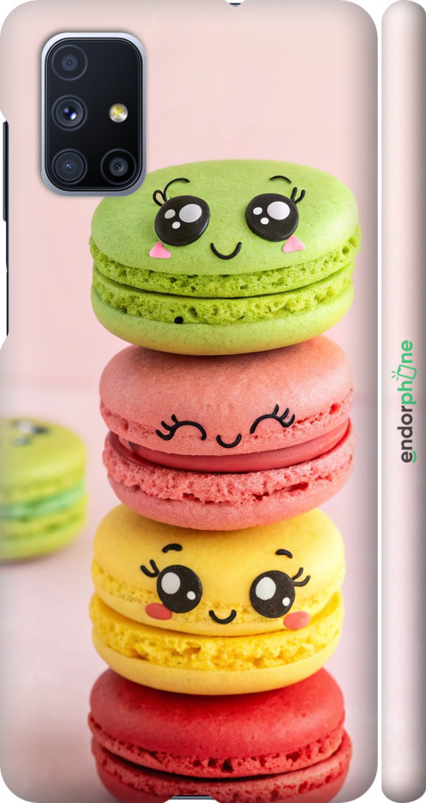 3D пластиковий матовий чехол Печиво для Samsung Galaxy M51 M515F - 6693m-1944 изображение 