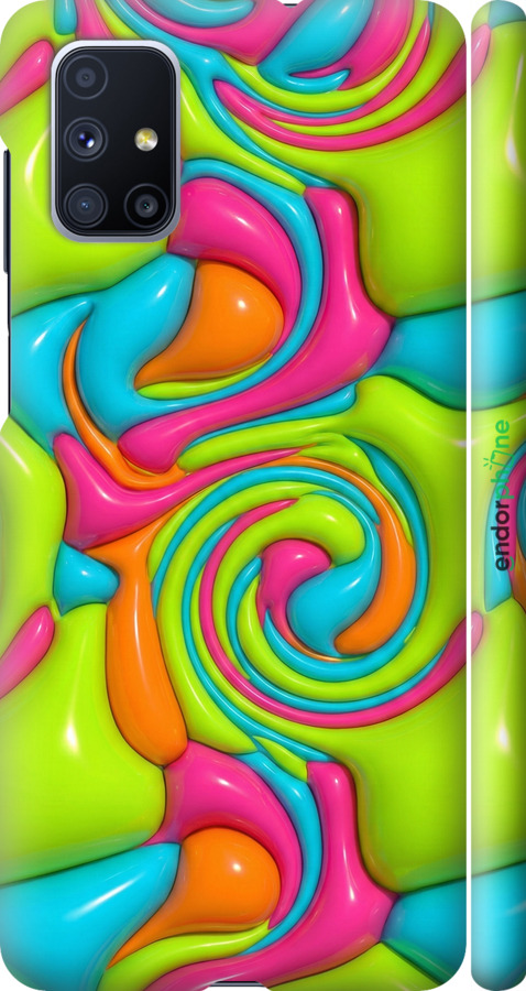 3D пластиковий матовий чехол Y2K Jelly Dream для Samsung Galaxy M51 M515F - 6780m-1944 изображение 