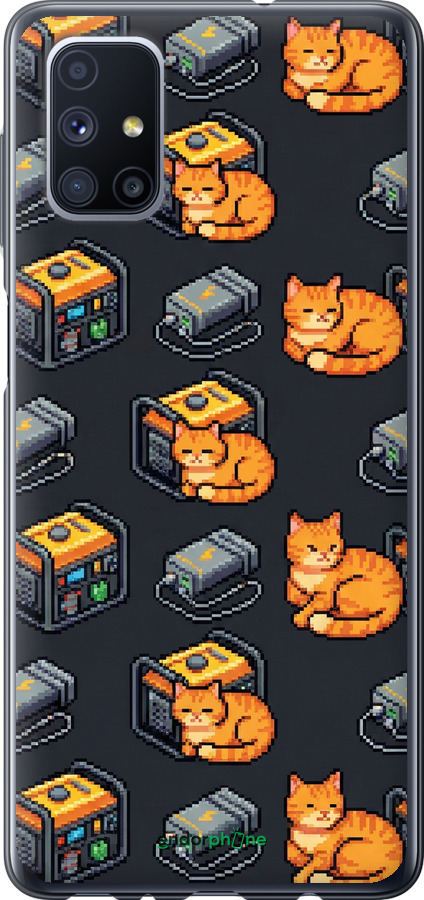 Силиконовый чехол Autonomous Zone для Samsung Galaxy M51 M515F - 6771u-1944 изображение 