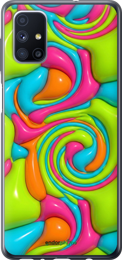 Силиконовый чехол Y2K Jelly Dream для Samsung Galaxy M51 M515F - 6780u-1944 изображение 