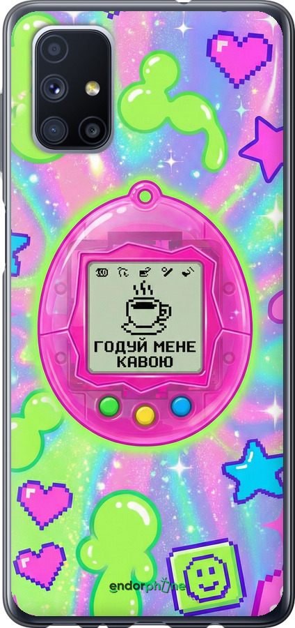 Силиконовый чехол Y2K Aesthetic Retro Pet: Годуй мене кавою для Samsung Galaxy M51 M515F - 6784u-1944 изображение 
