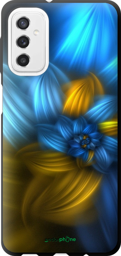 

TPU чорний чохол "Візерунок 46" для Samsung Galaxy M52 M526B, Синій