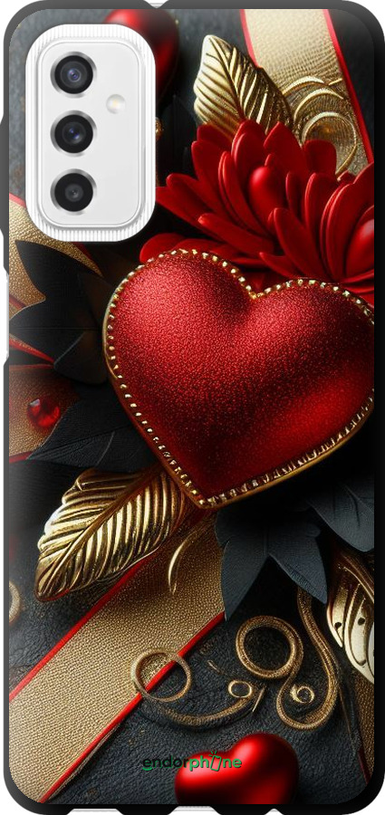 TPU чехол Сердечки v2 для Samsung Galaxy M52 M526B - 5832b-2490 изображение 