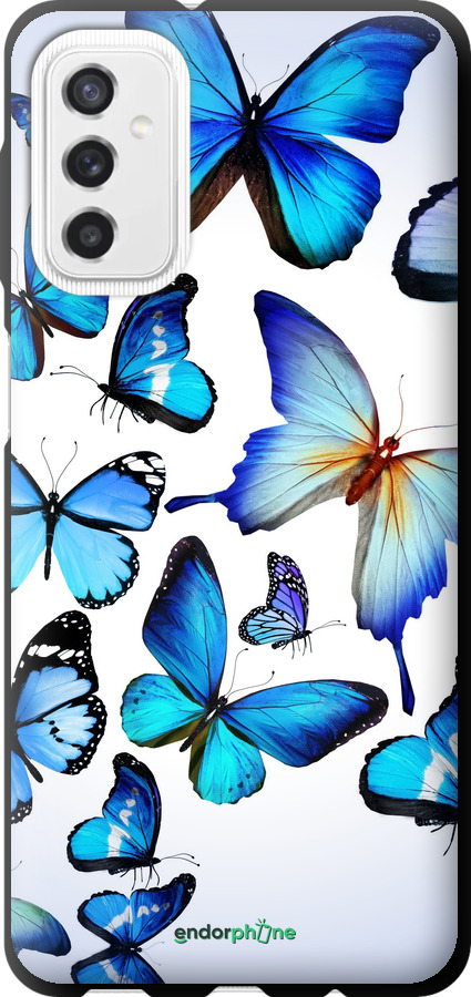 TPU чехол Бабочки для Samsung Galaxy M52 M526B - 6023b-2490 изображение 