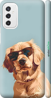 3D пластиковый матовый чехол Пес в очках для Samsung Galaxy M52 M526B - 6381m-2490 изображение 