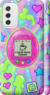 3D пластиковый матовый чехол Y2K Aesthetic Retro Pet: Годуй мене кавою для Samsung Galaxy M52 M526B - 6784m-2490 изображение 